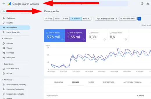 Resultados de SEO da QMIX Digital — métricas de crescimento orgânico